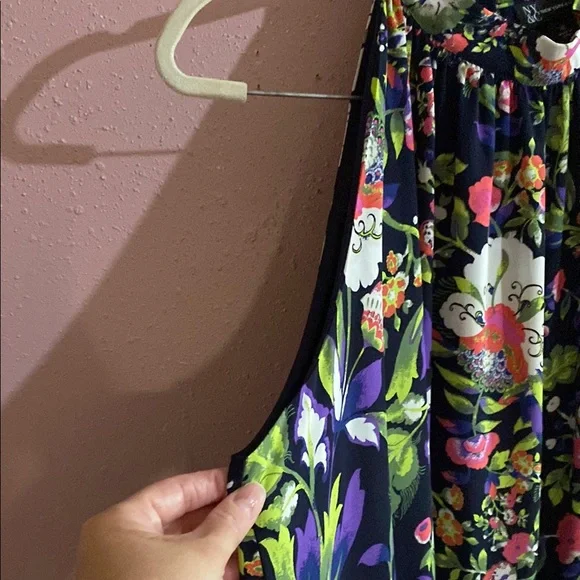 New York &Co Floral Sleeveless Dress size XL - Picture 2 of 14